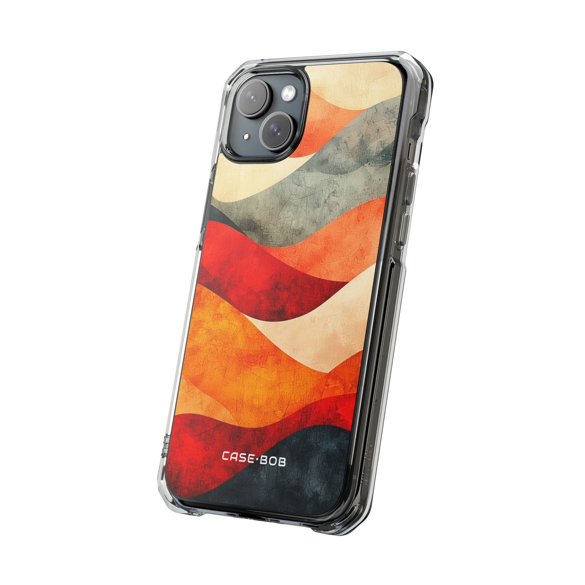 Cracked Wave Sunset iPhone 15 Plus Case - Impact