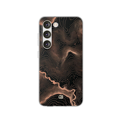 Mesa Elevation Contour · Lite Phone Case for Samsung · Black