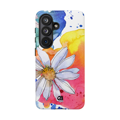 Vivid Bloom Splatter · Tough Handyhülle für Samsung