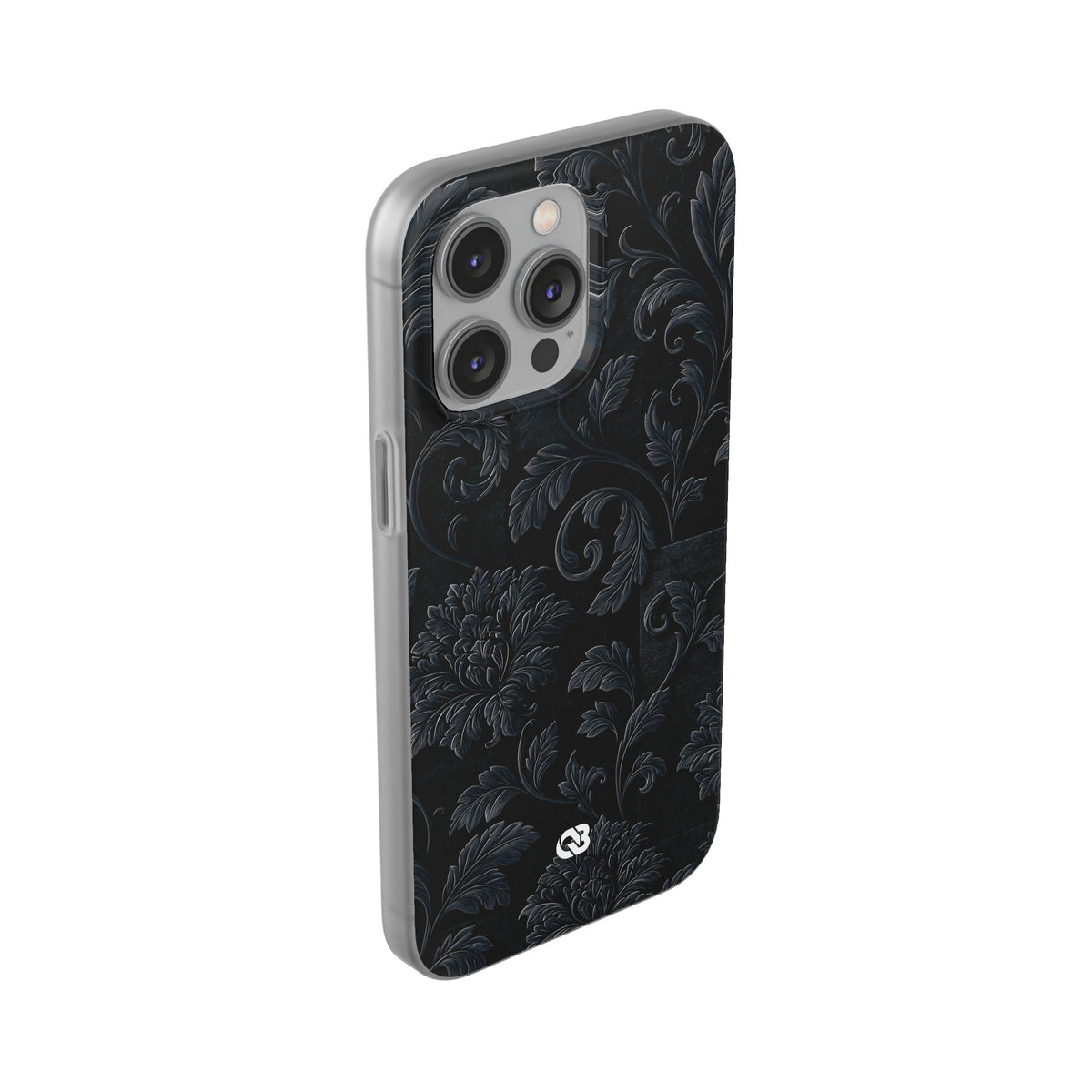 Obsidian Damask · Lite Phone Case for iPhone ·  Black