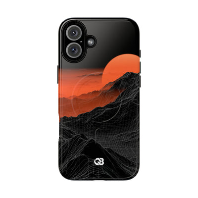 Solar Ridge Mesh · Tough 2.0 Magnetic Phone Case for iPhone · Black