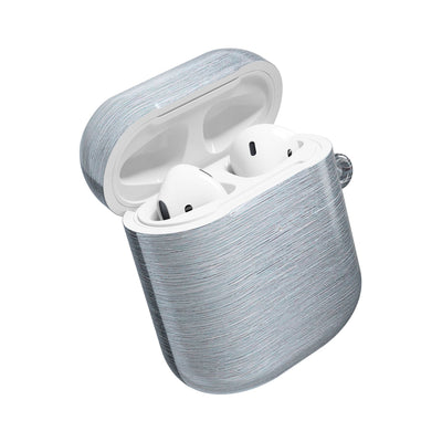 Brushed Aluminum · Hard Case for AirPods & AirPods Pro · Silver