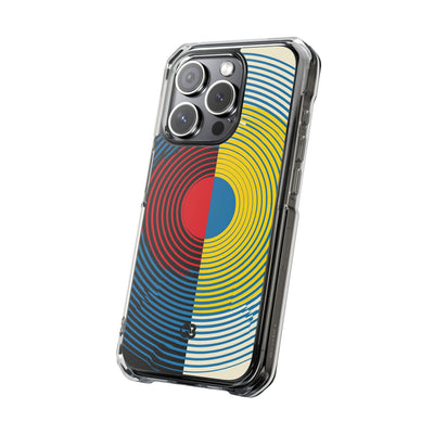 Blue Impact MagSafe Phone Case for iPhone - Primary Circuit Orbit
