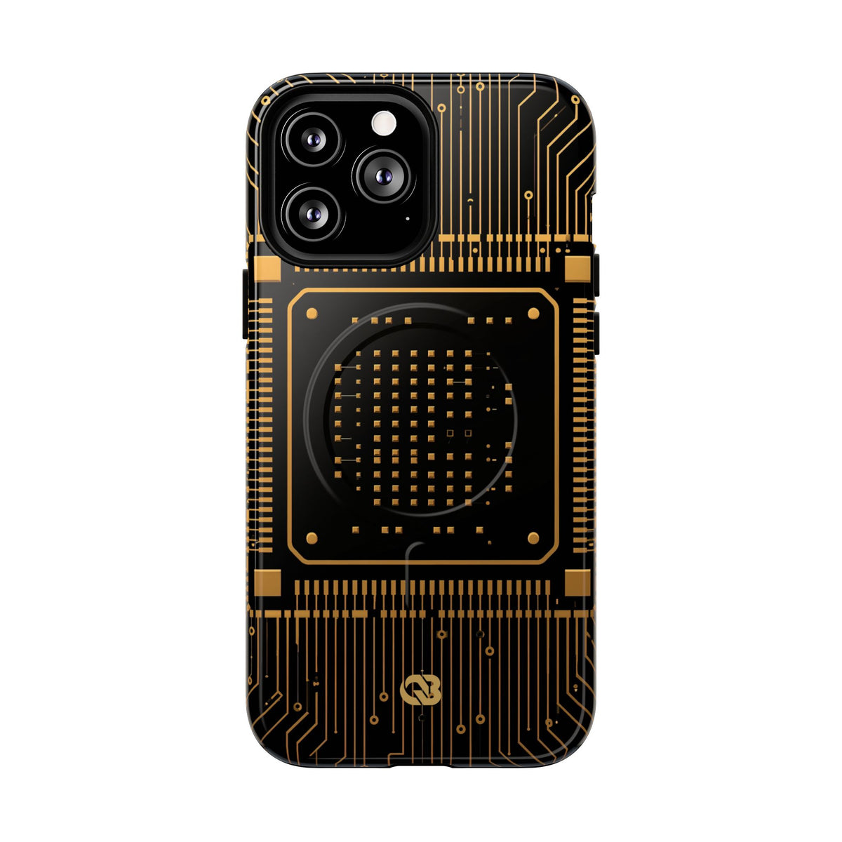 Golden Circuit Architecture · Tough 2.0 Magnetic Phone Case for iPhone · Gold