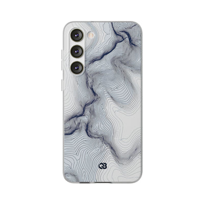 Nordic Ridge Contour · Lite Phone Case for Samsung · White