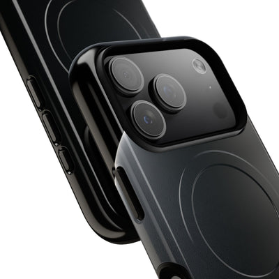 Black Tough 2.0 Magsafe Phone Case for iPhone - Obsidian Lunar Arch