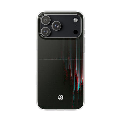 Black Lite Phone Case for iPhone - Corrupted Data Stream