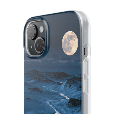 Arctic Moon Drift · Lite Phone Case for iPhone ·  Blue