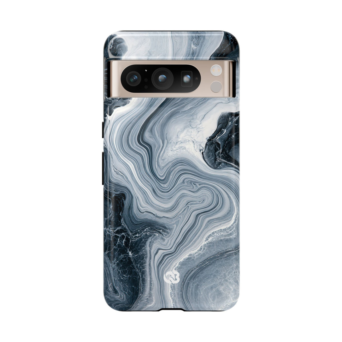 Suminagashi Ink Flow · Tough Phone Case for Pixel ·  Grey