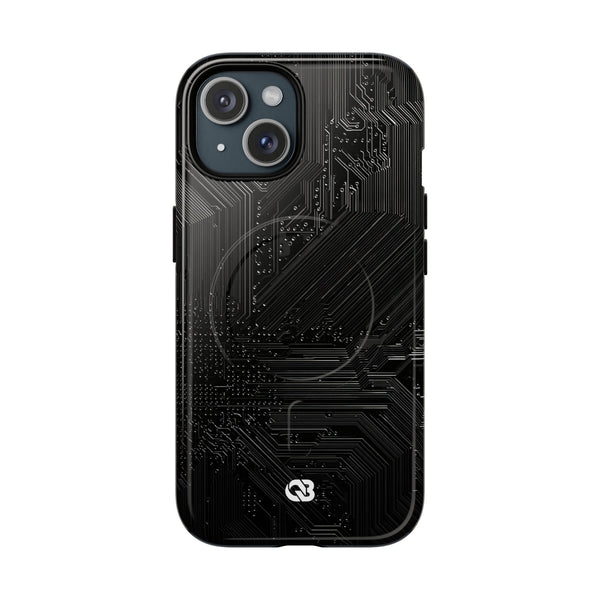 Obsidian Circuitry · Tough 2.0 Magnetic Phone Case for iPhone · Black