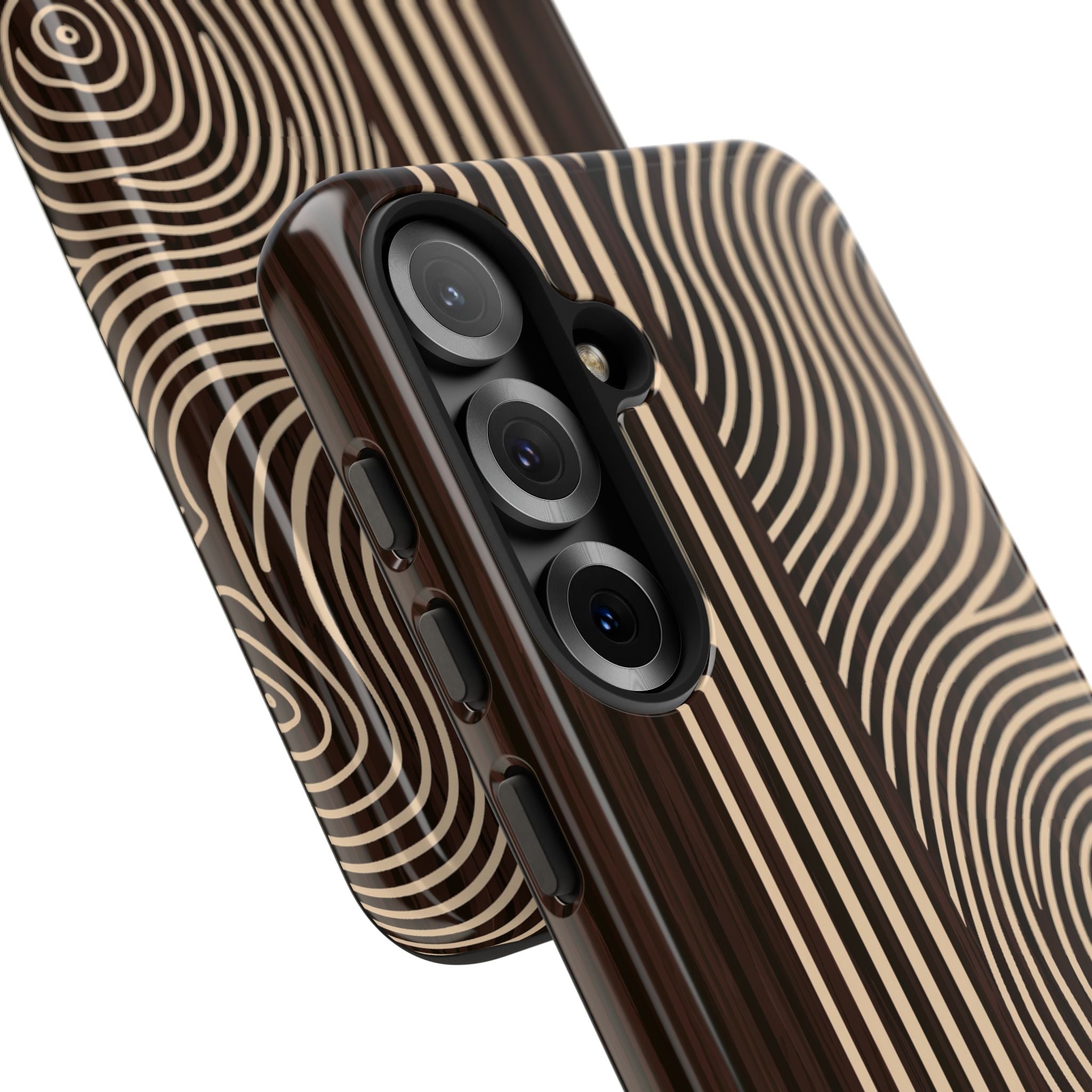 Brown Tough Phone Case for Samsung - Espresso Sand Ridge