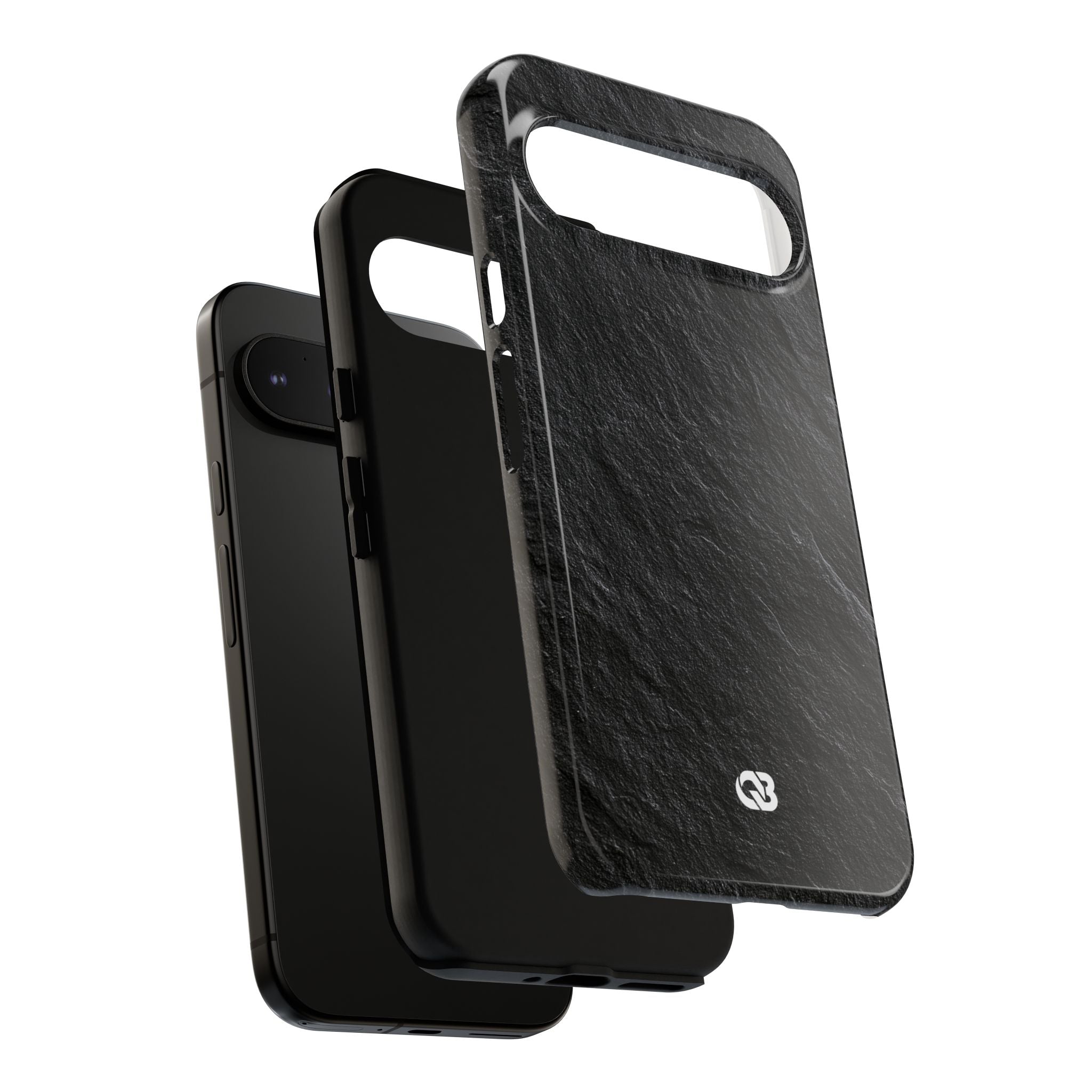 Black Tough Phone Case for Google Pixel - Raw Obsidian Slate
