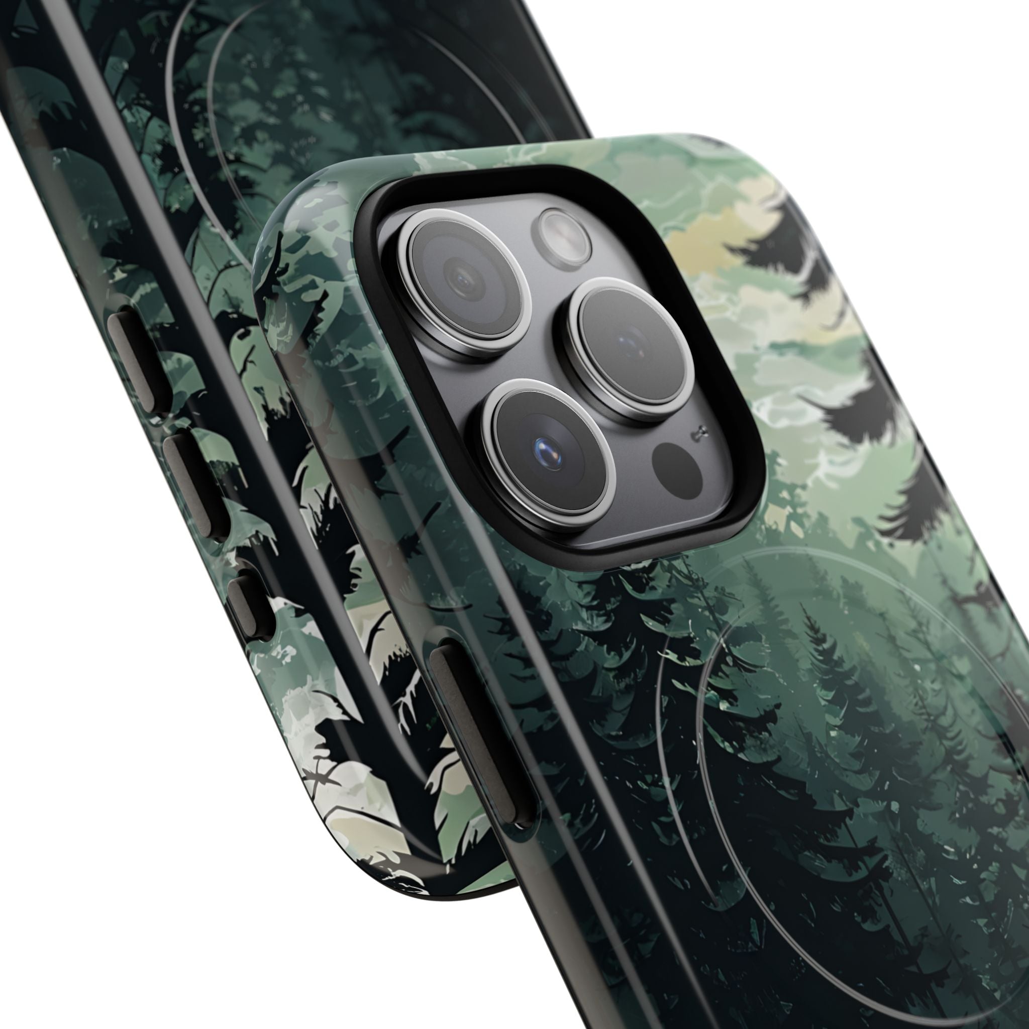 Misty Pine Shadow · Tough+ Phone Case for iPhone · Magsafe