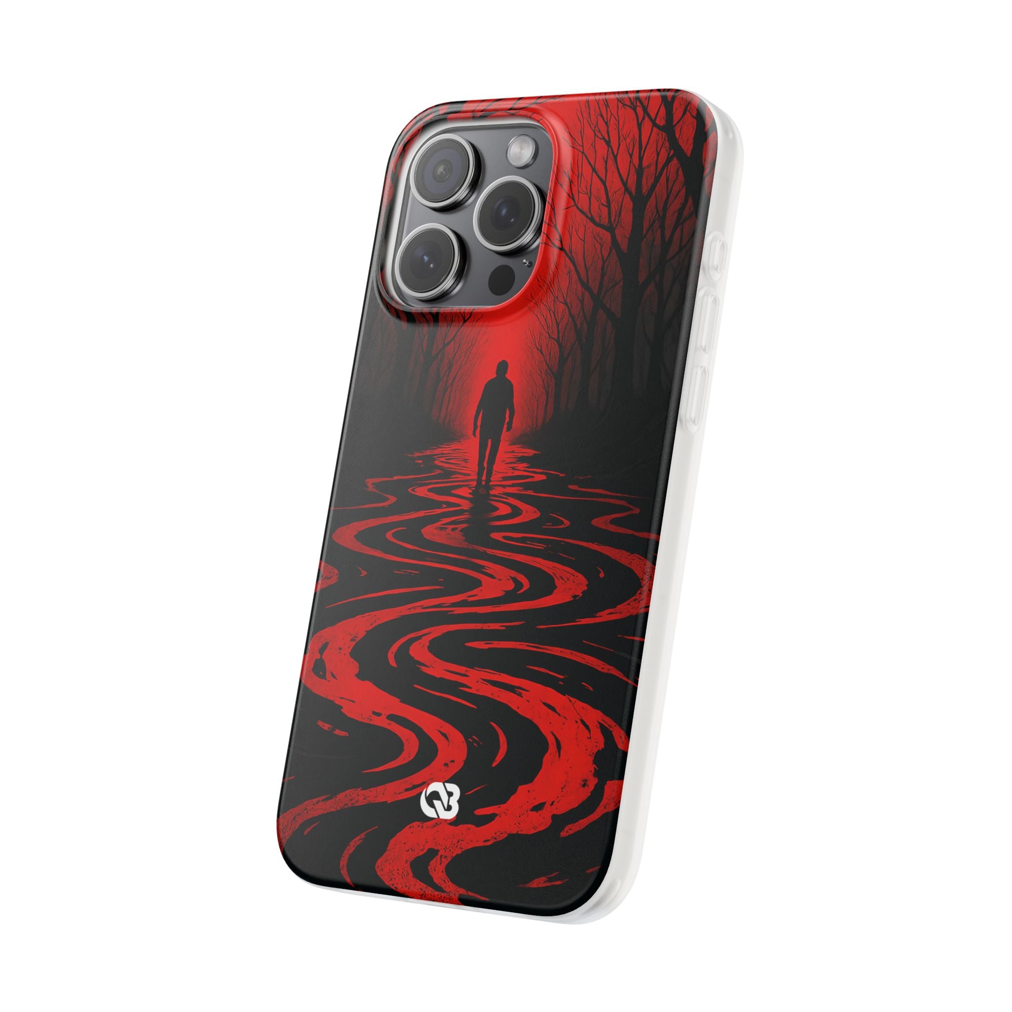 Crimson Shadow Path · Soft Phone Case for iPhone
