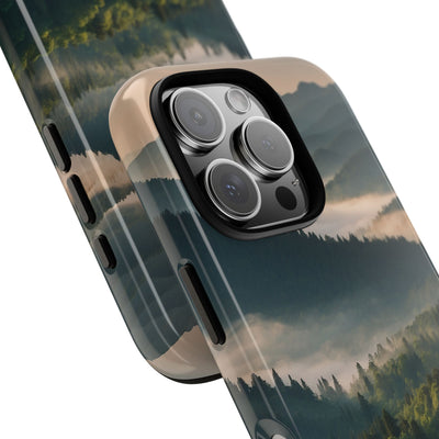 Foggy Mountain Ridge · Tough Phone Case for iPhone
