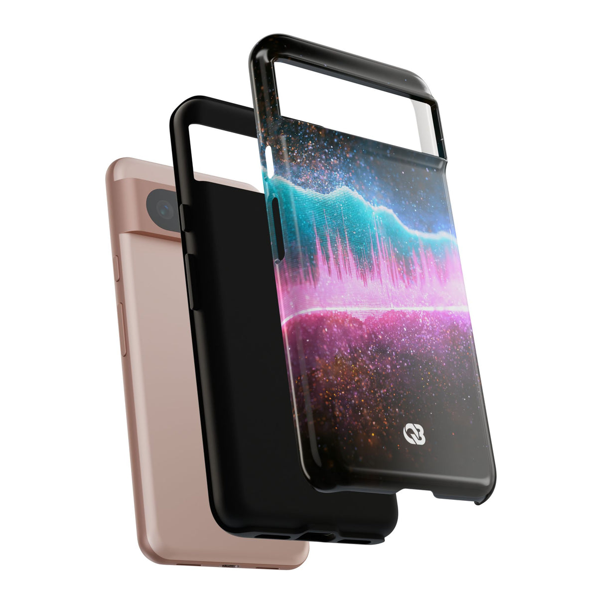 Digital Frequency · Tough Phone Case for Pixel ·  Pink