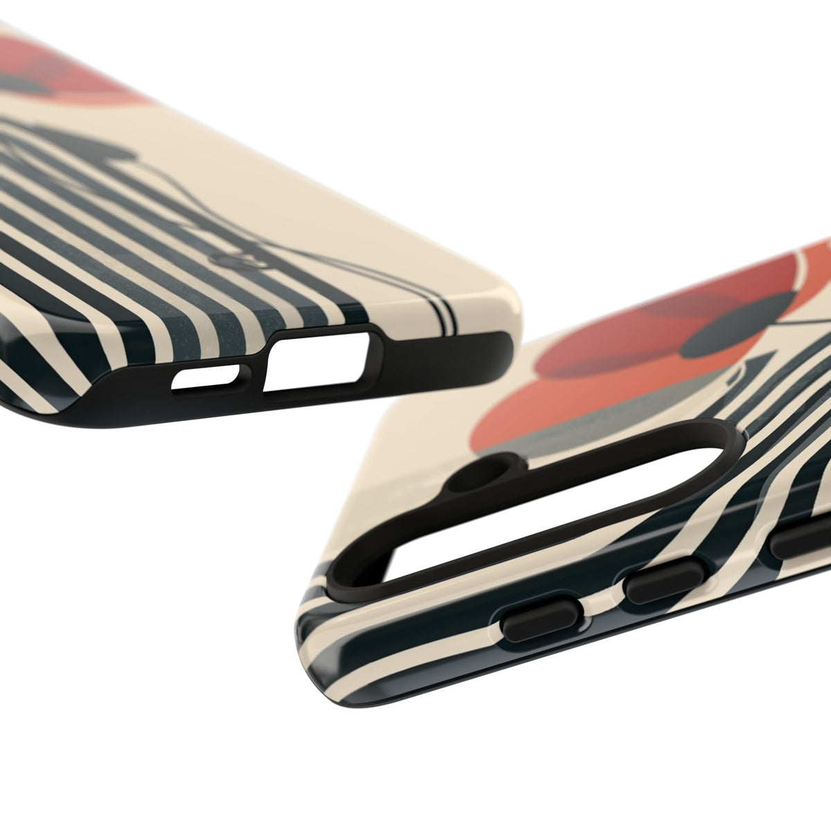Modernist Poppy · Tough Phone Case for Samsung · Beige