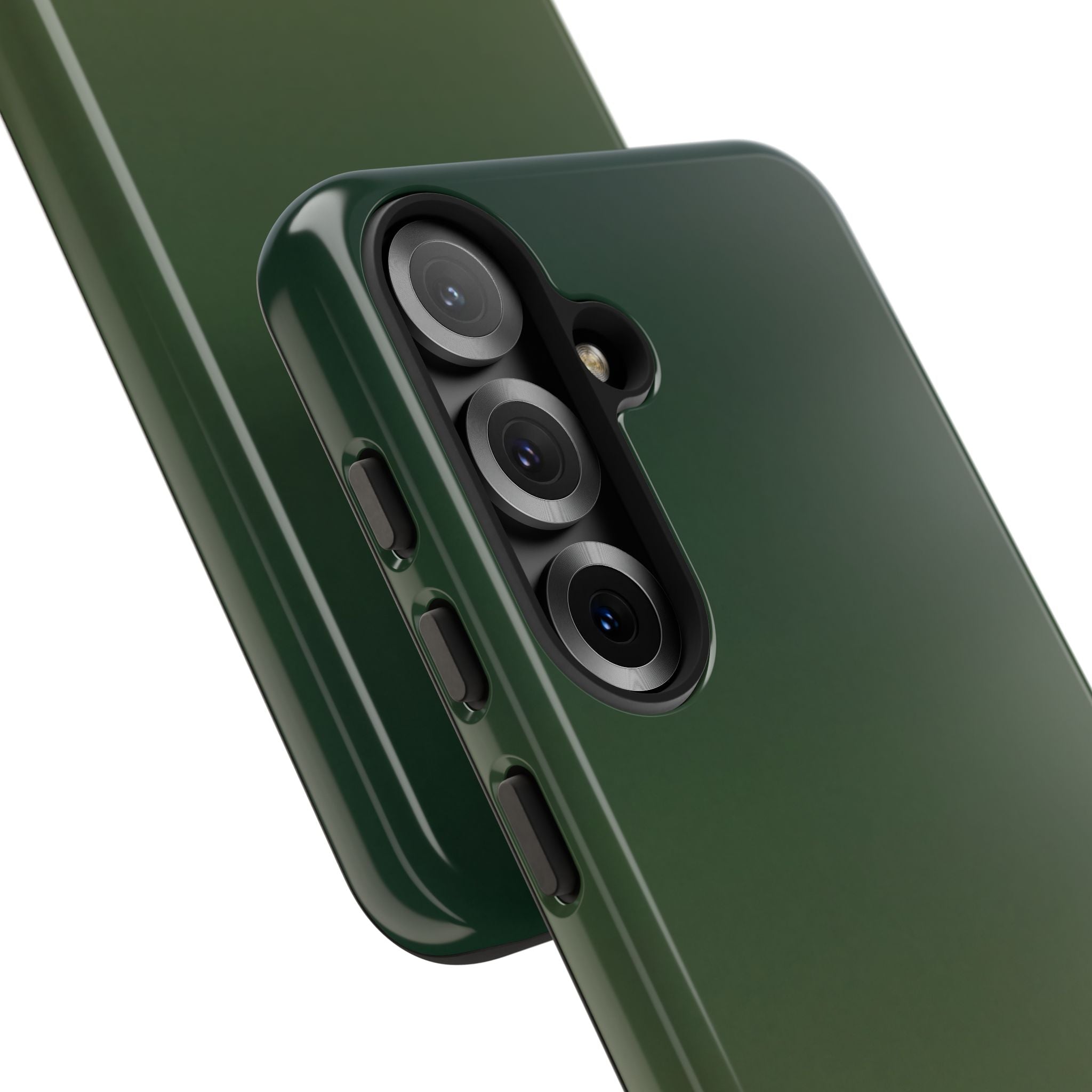 Green Tough Phone Case for Samsung - Shadow Moss Grain