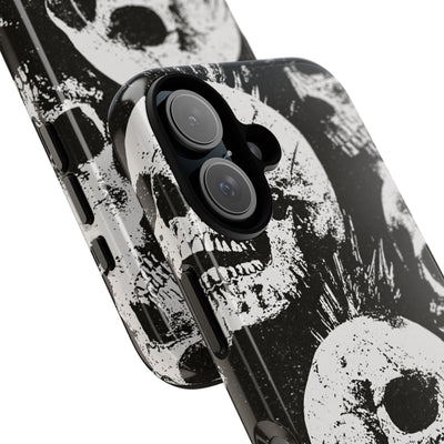 Punk Skull Riot · Tough Phone Case for iPhone · Black