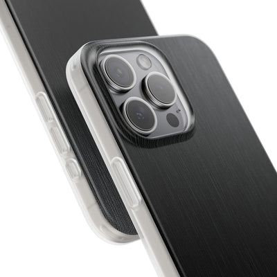Black Lite Phone Case for iPhone - Brushed Obsidian Slate