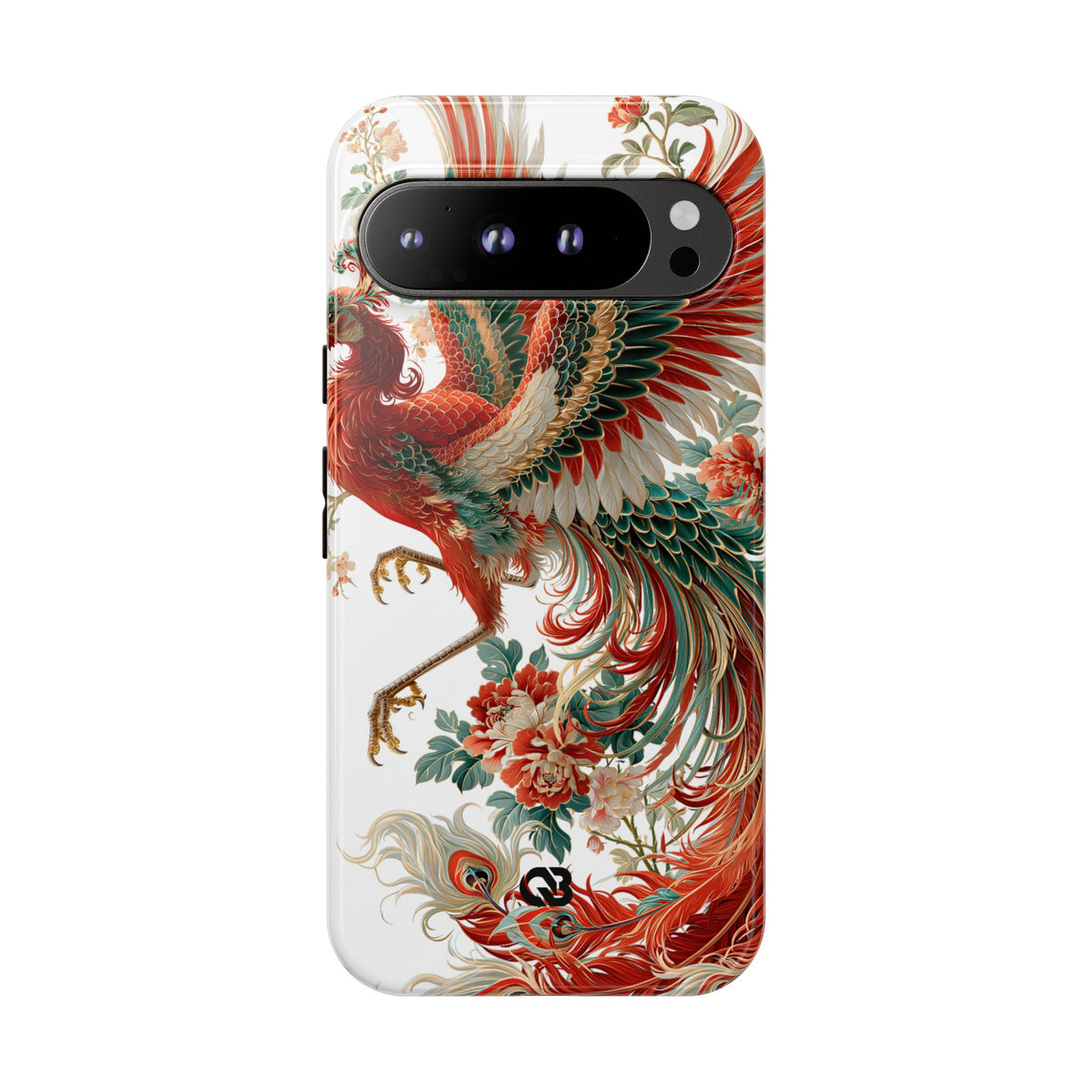 Vermilion Imperial Phoenix · Tough Phone Case for Pixel ·  Red