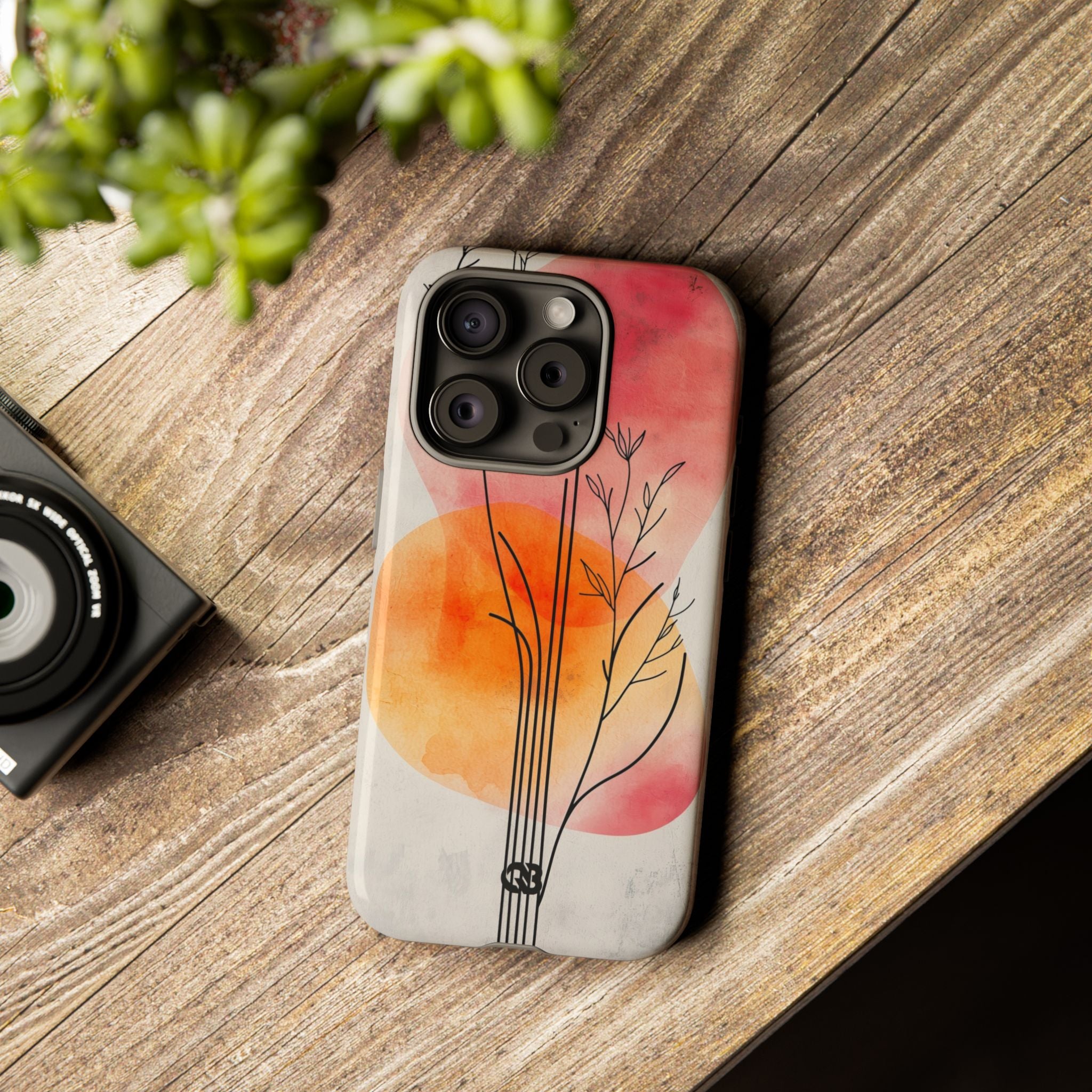 Crimson Bloom Lineage · Tough Phone Case for iPhone