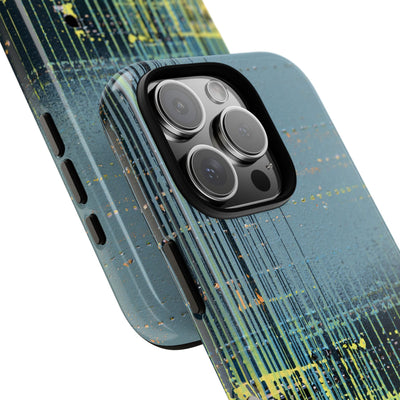 Acid Raster Circuit · Tough Phone Case for iPhone · Teal