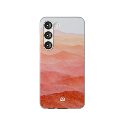 Alpenglow Ridge Vista · Lite Phone Case for Samsung · Orange