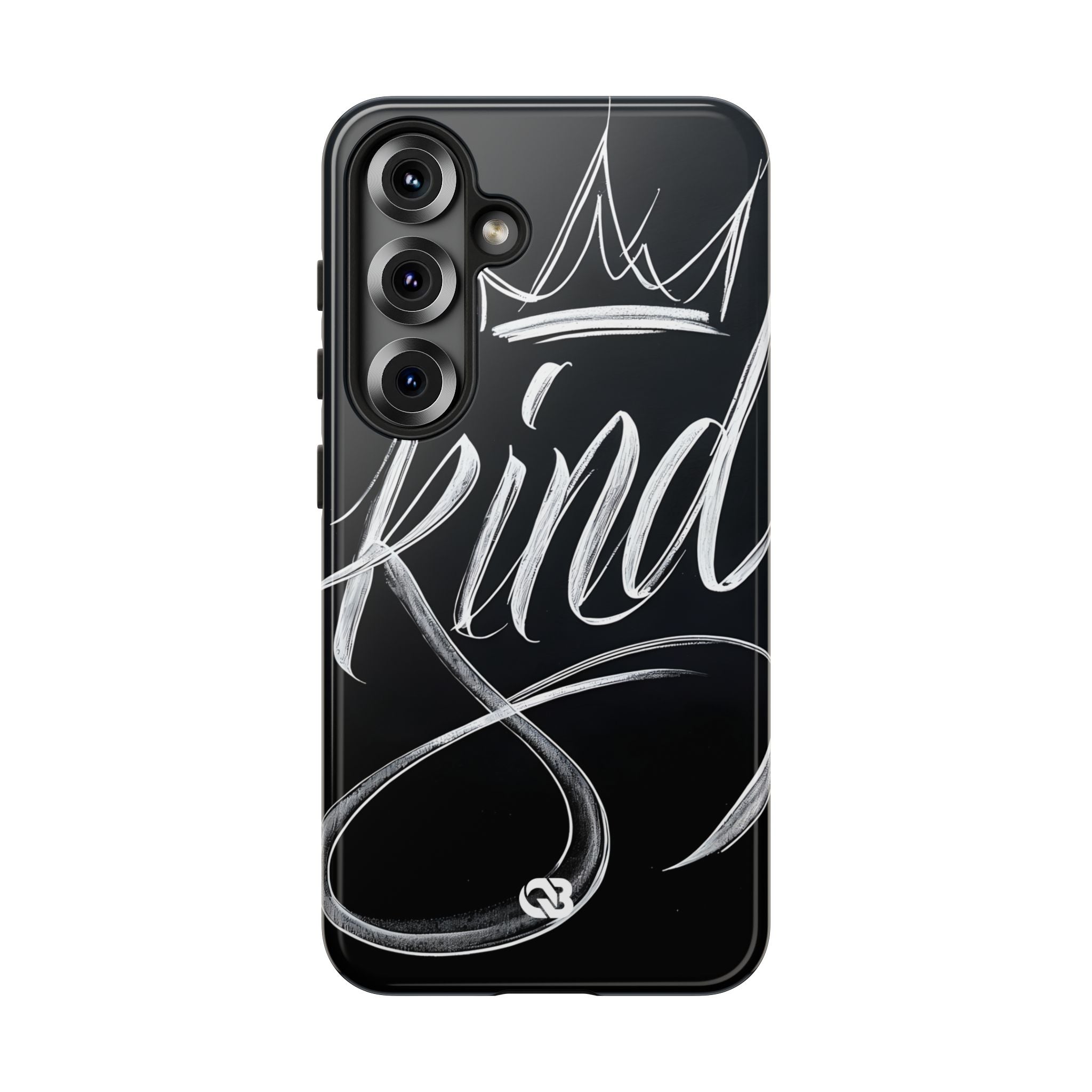 Noir Crown Script · Custodia Tough per Samsung