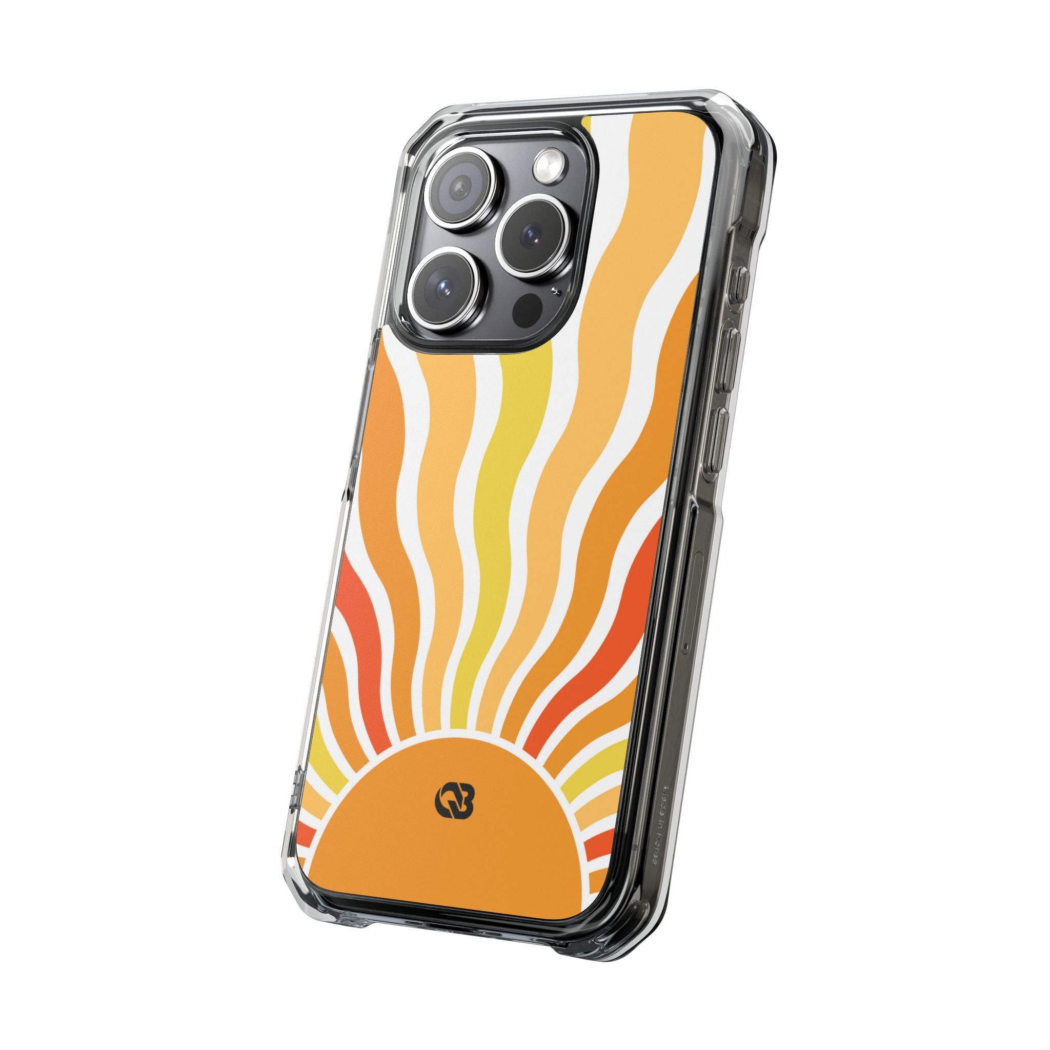 Amber Solar Waves · Impact Phone Case for iPhone · Magsafe