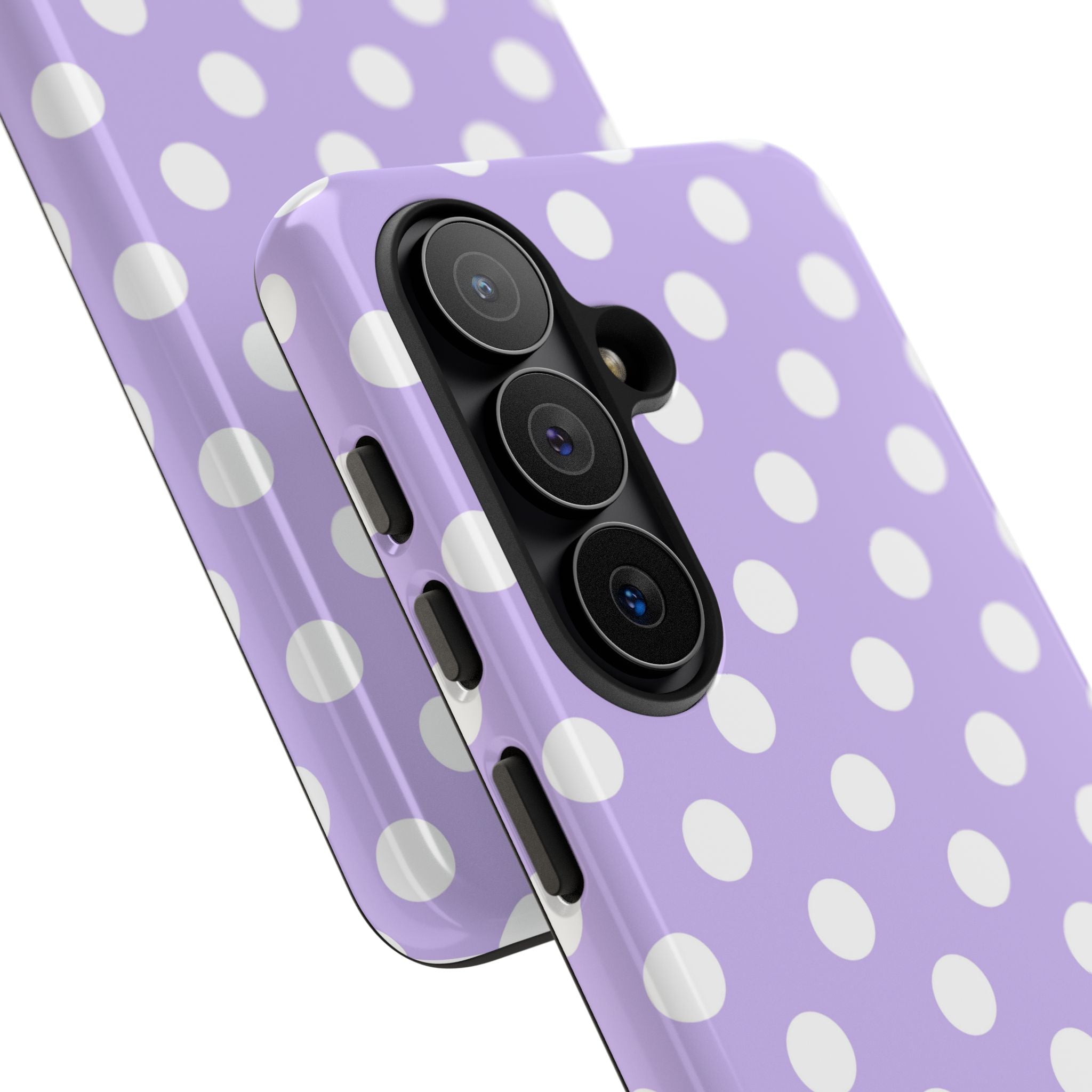 Lavender Polka Grid · Tough Θήκη για Samsung