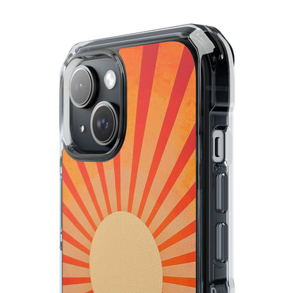 Cracked Sunburst iPhone 15 Case - Impact