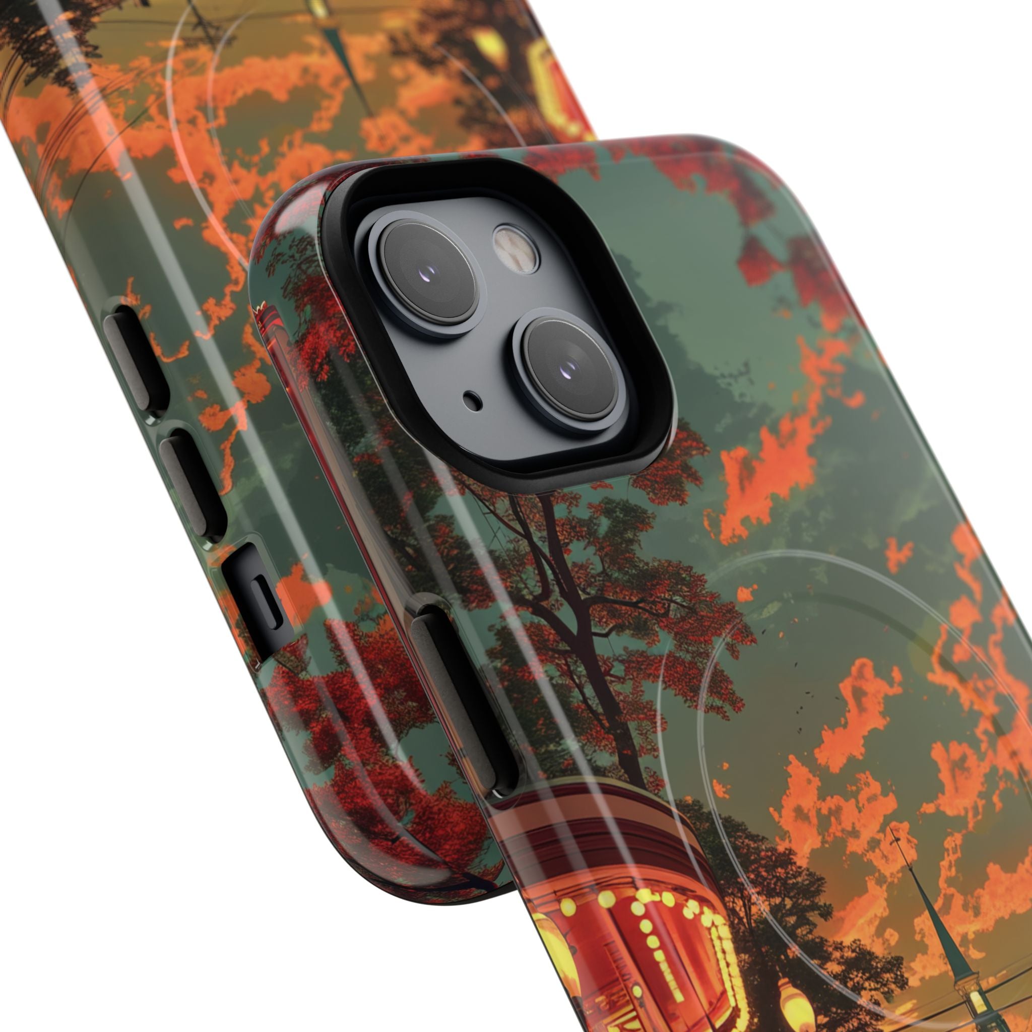 Crimson Classic iPhone 14 Cover - Tough+