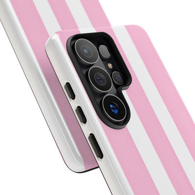Soft Pink Stripe · Tough Phone Case for Samsung