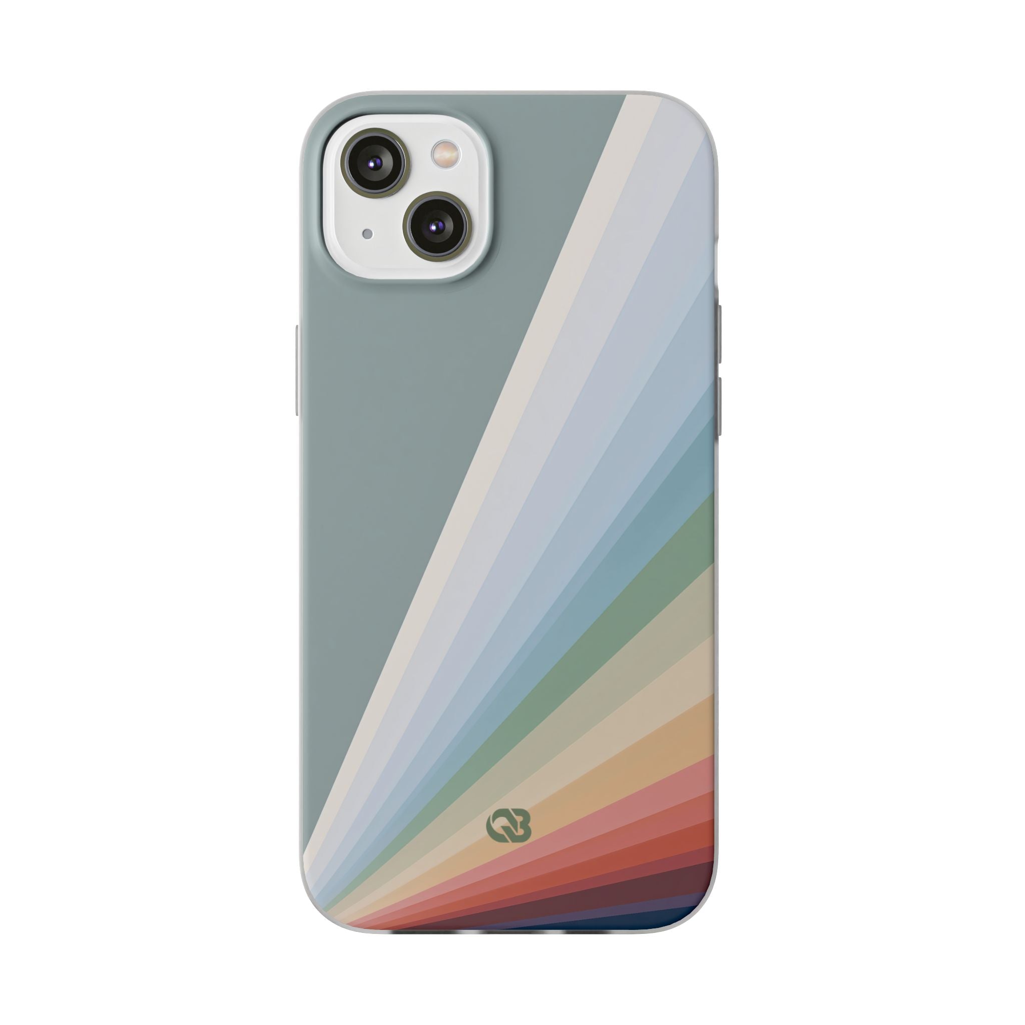 Green Lite Phone Case for iPhone - Sage Prism Beam