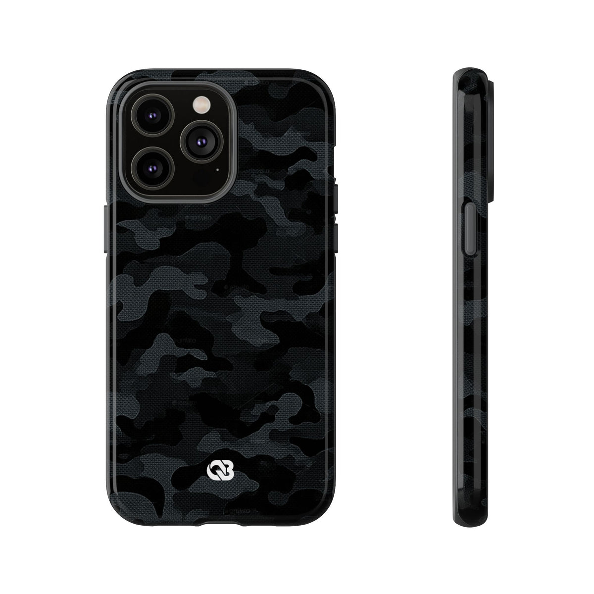 Blackout Urban Camo · Tough Phone Case for iPhone · Black
