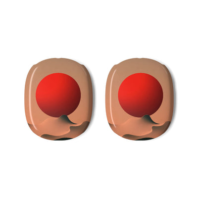 Crimson Sol Ridge · Hard Case for AirPods Max · Red