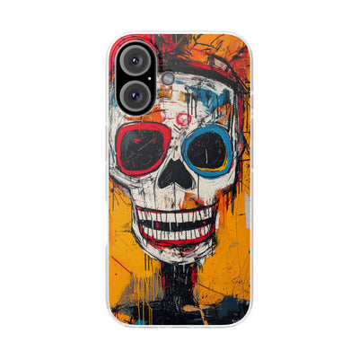 Vivid Graffiti Skull · Soft Custodia per iPhone
