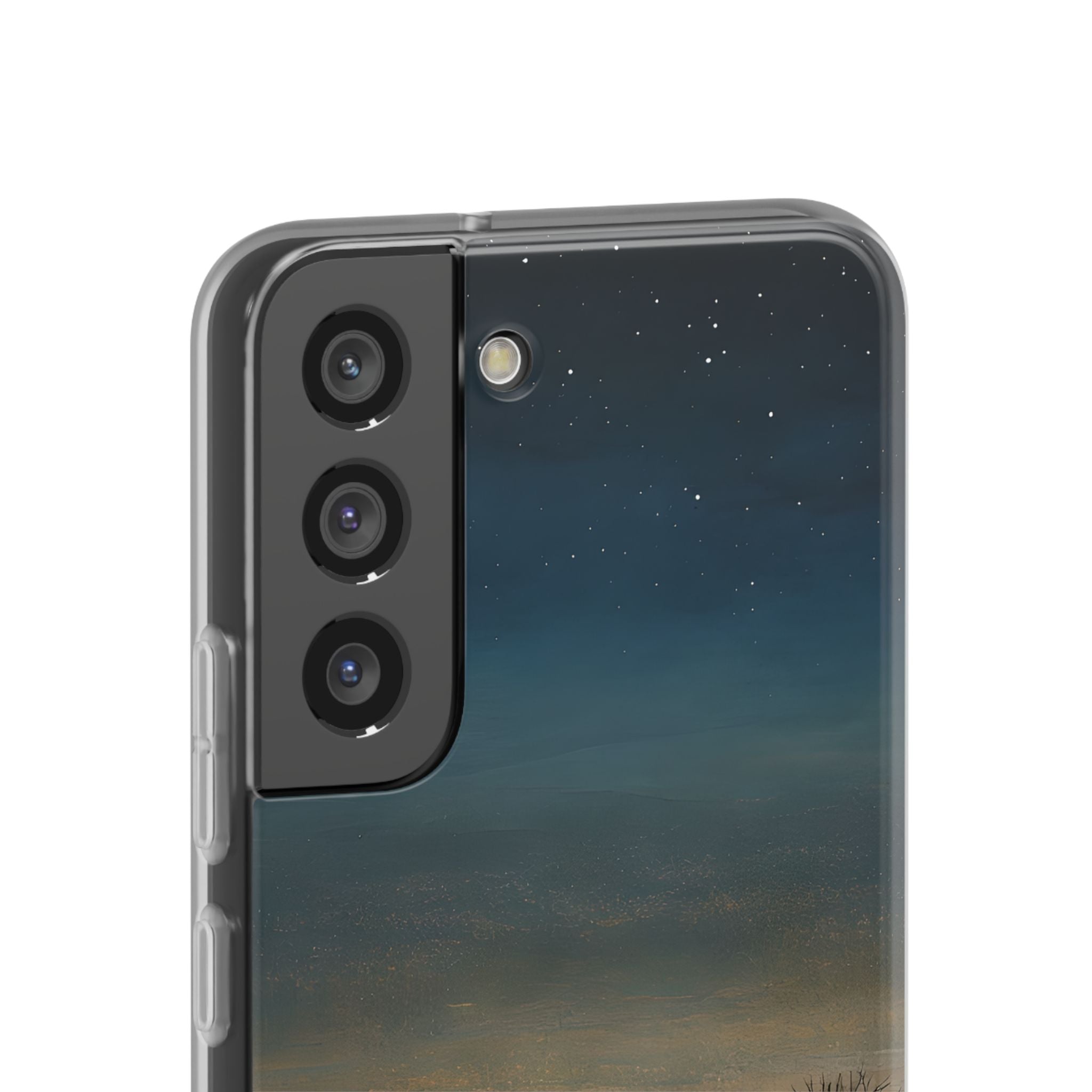 Midnight Cabin Glow · Soft Phone Case for Samsung