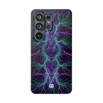Electric Plasma Arbor · Lite Phone Case for Samsung · Purple