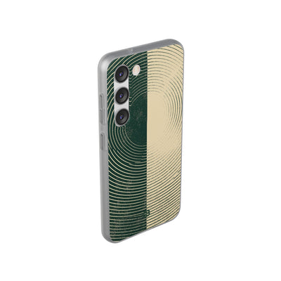 Green Lite Phone Case for Samsung - Evergreen Split Grain