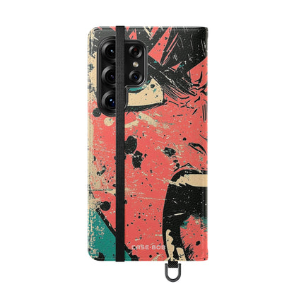 Shouting Face Burst - Samsung S25 Ultra Case - Portemonnee