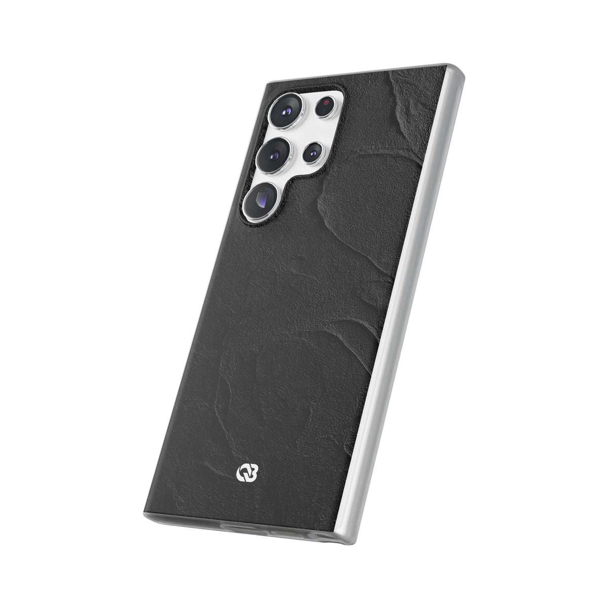 Obsidian Stucco Relief · Lite Phone Case for Samsung · Black