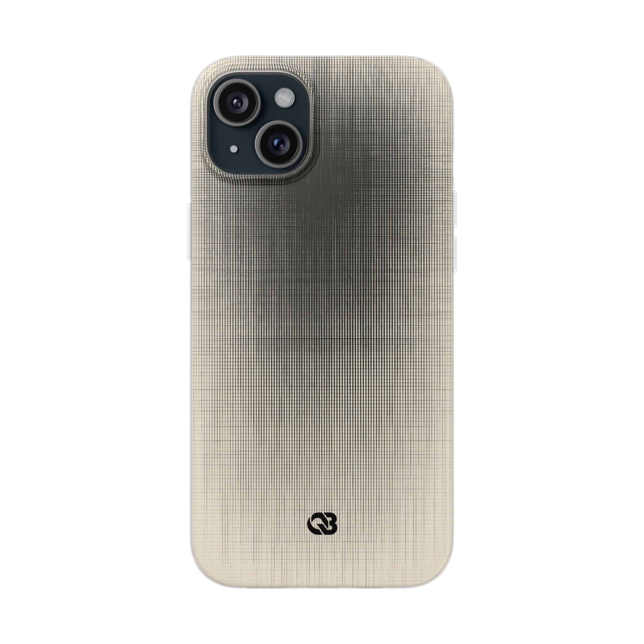 Beige Lite Phone Case for iPhone - Carbon Screen Grid