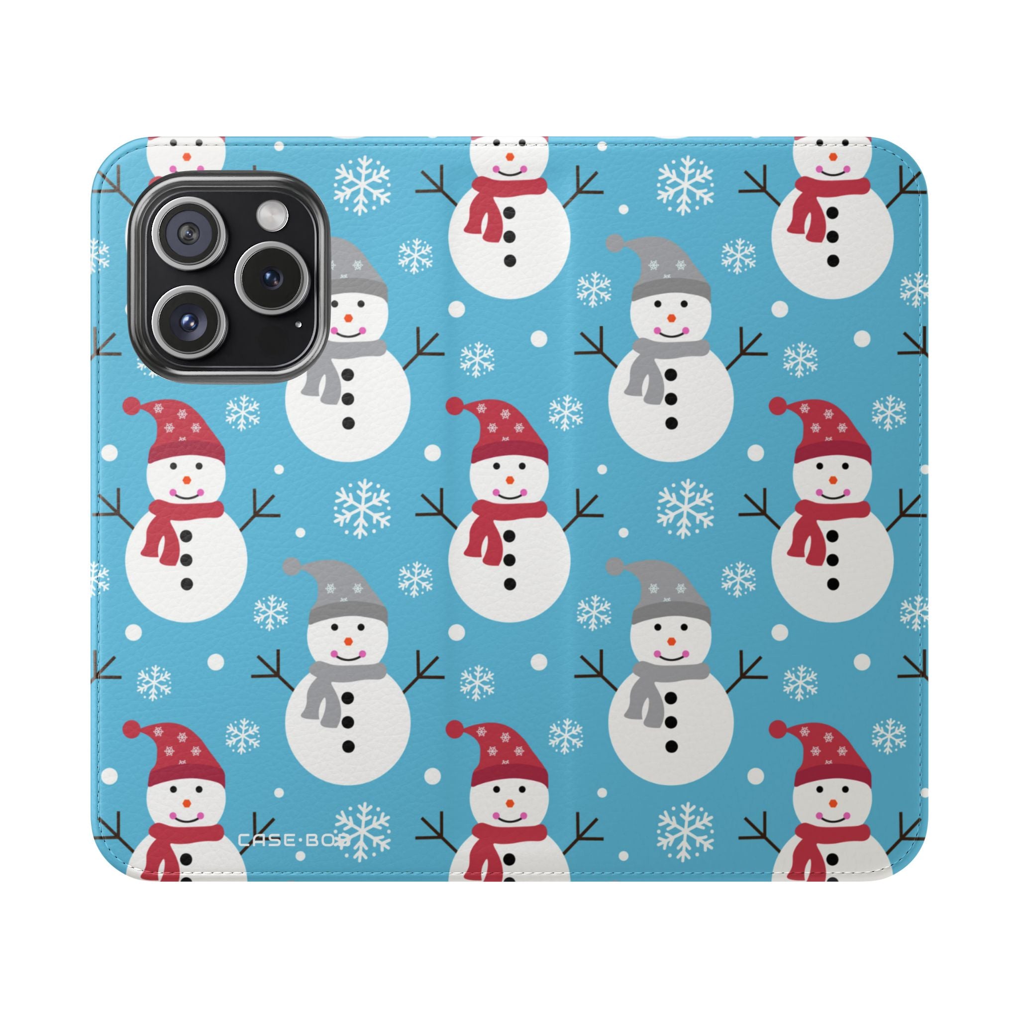 Snowman Glow - iPhone 15 Pro Case - Wallet