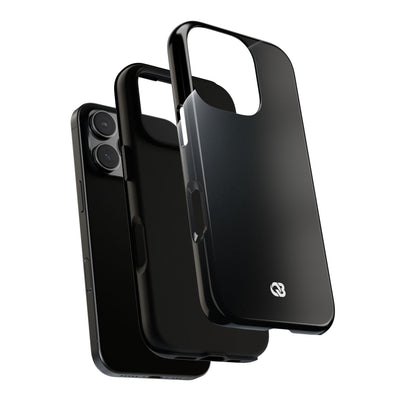 Black Tough Phone Case for iPhone - Obsidian Lunar Arch