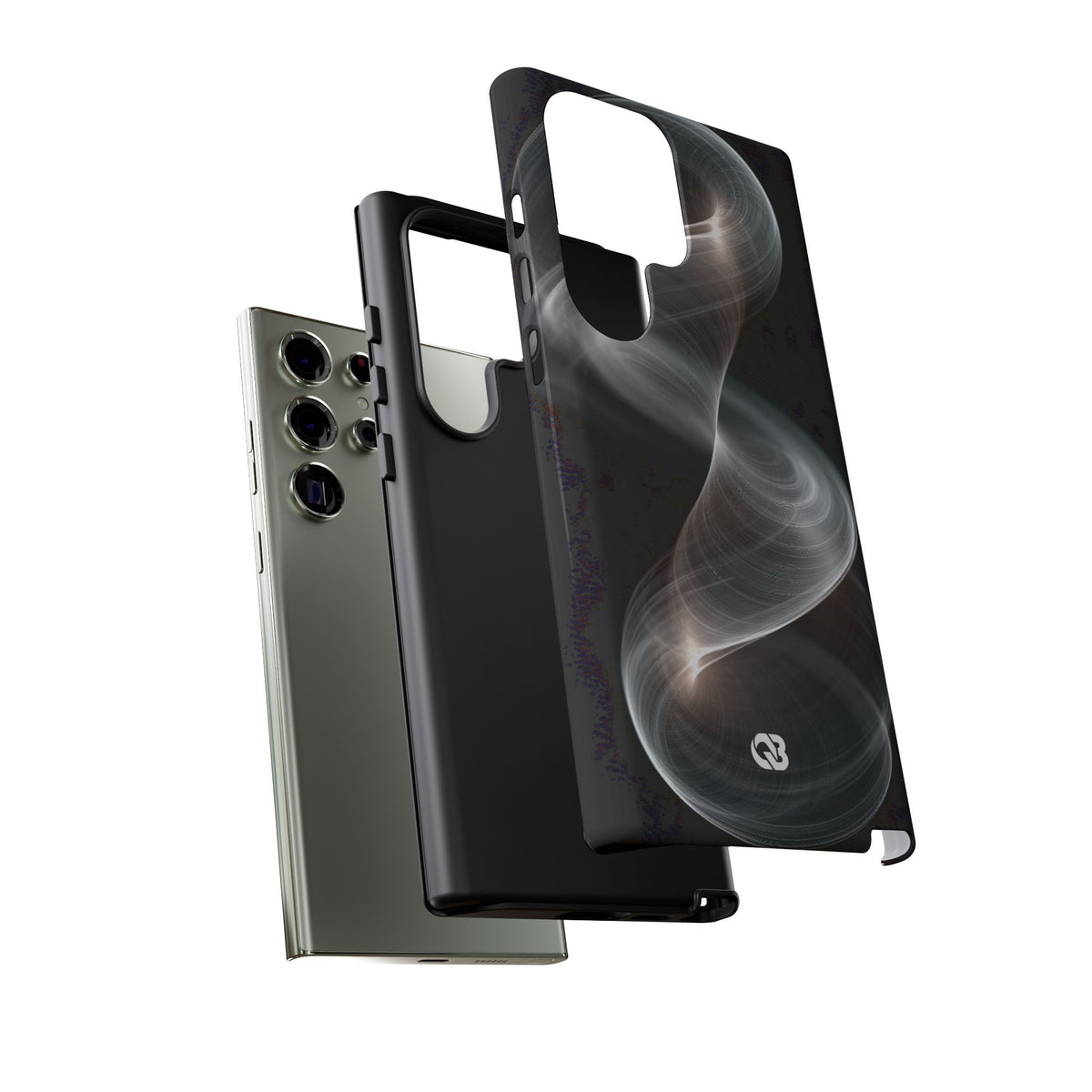 Luminous Vortex · Tough Phone Case for Samsung · Black