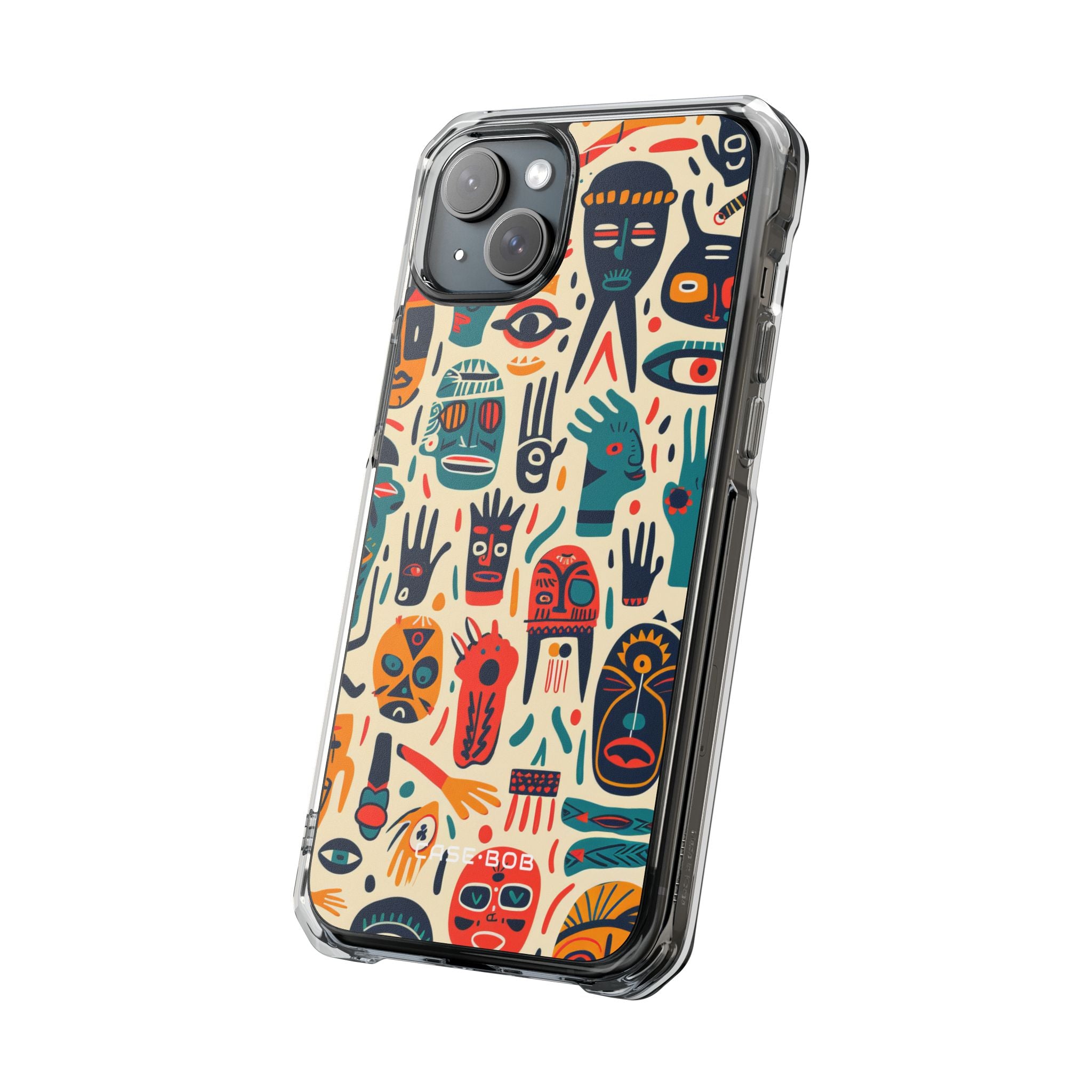 Vivid Faces iPhone 15 Plus Case - Impact