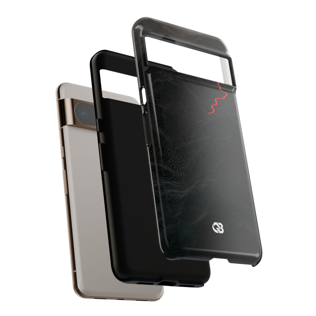 Crimson Ridge Pass · Tough Phone Case for Pixel ·  Black