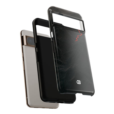 Crimson Ridge Pass · Tough Phone Case for Pixel ·  Black
